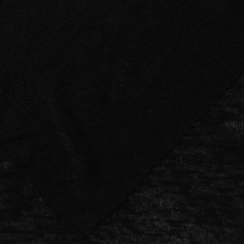 Dark Grey Marl Jersey Knit, Viscose-Poly, 170 gsm