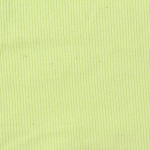 Light Lime Rib Knit, Cotton-Poly