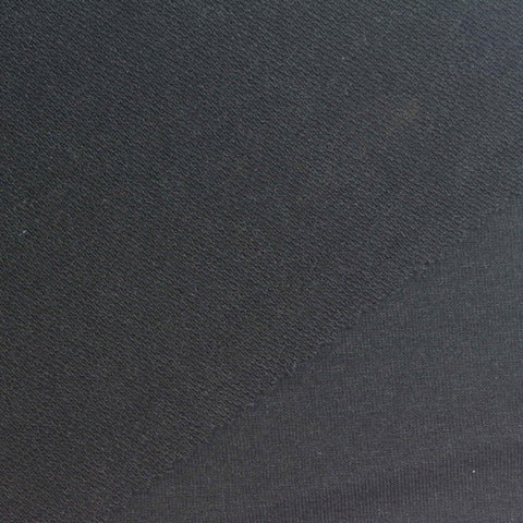 Black French Terry, Poly-Viscose
