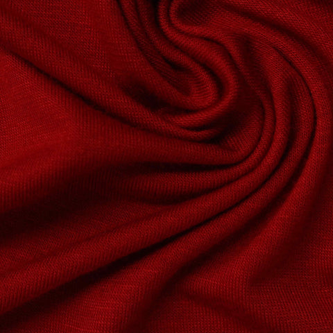 Jersey Knit Fabric, 168 gsm, 160 cm — Red
