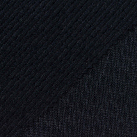 Dark Navy Rib Knit, Polyester