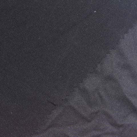Polyester Stretch Milk Silk Knit Fabric, 180 gsm, 165 cm — Navy