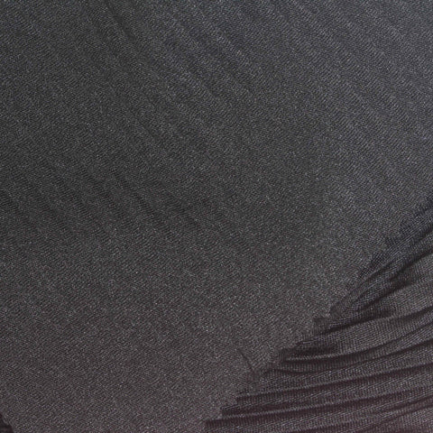 Black Textured Jersey Knit, Polyester