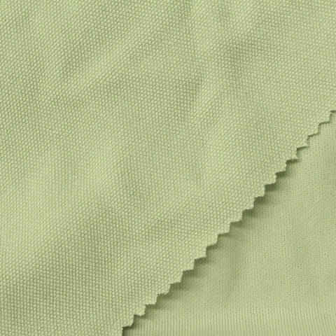 Piqué Knit Fabric, 300 gsm, 160 cm — Green