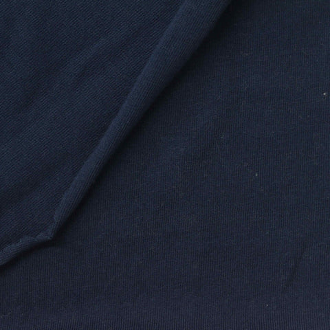 100% Cotton Jersey Knit Fabric, 185 gsm, 166 cm — Navy