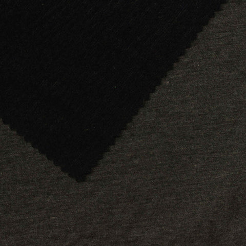 Dark Grey Marl Knit, Polyester, 253 gsm