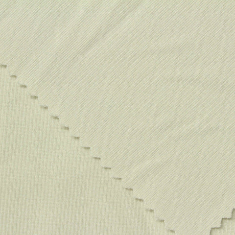 Polyester Stretch Rib Knit Fabric, 278 gsm, 165 cm — Khaki