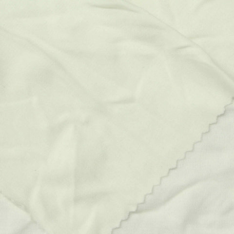 Off-White Jersey Knit, Silk