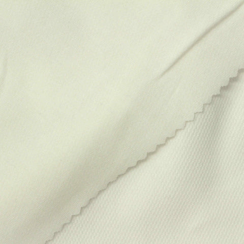 Light Beige Textured Fabric, Cotton-Poly
