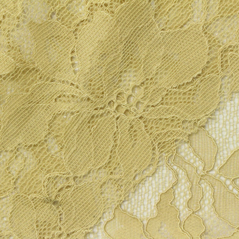 Yellow Floral Lace, Nylon