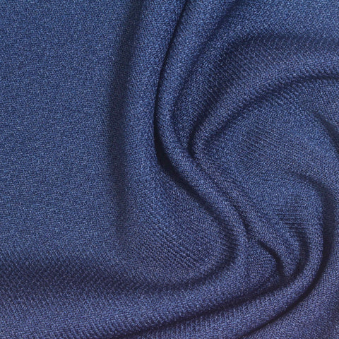 Navy Interlock Knit, Polyester
