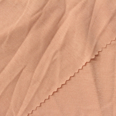 Polyester Stretch Jersey Knit Fabric, 140 gsm, 170 cm — Beige