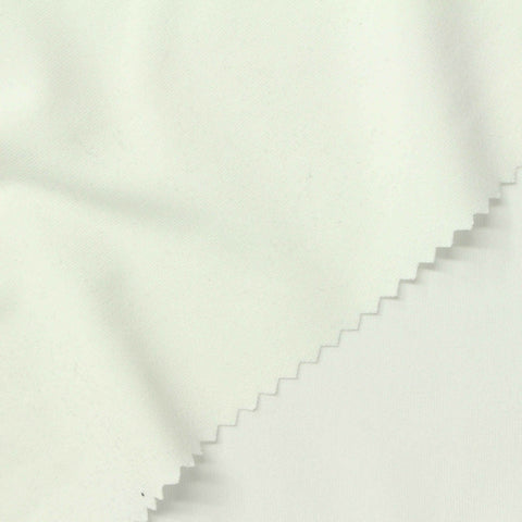 Polyester Stretch Milk Silk Knit Fabric, 220 gsm, 155 cm — White