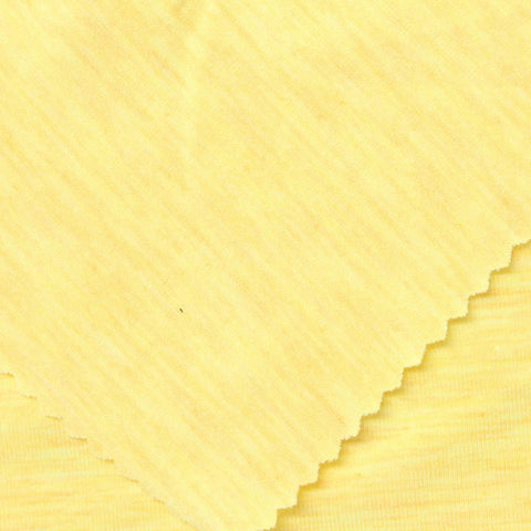 Yellow Marl Jersey Knit, Poly-Tencel Lyocell