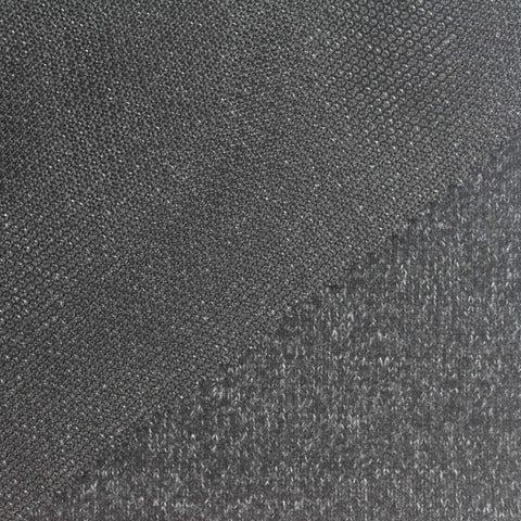 Charcoal Marl Rib Knit, Polyester