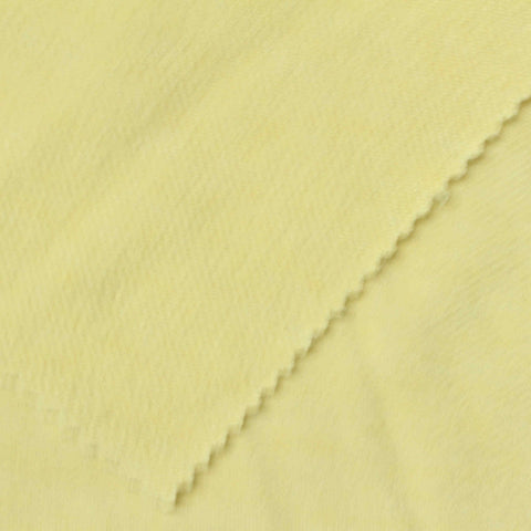 Light Yellow Marl French Terry, Poly-Cotton