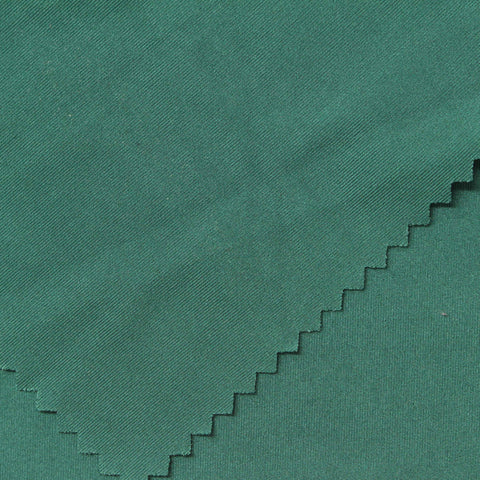 Polyester Stretch Interlock Knit Fabric, 196 gsm, 160 cm — Green
