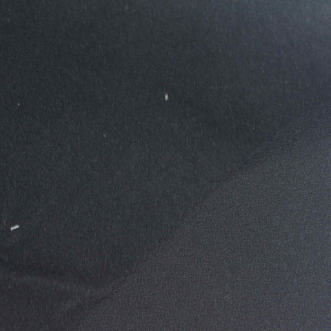 Brushed Polyester Stretch Sateen Fabric, 400 gsm, 140 cm — Navy