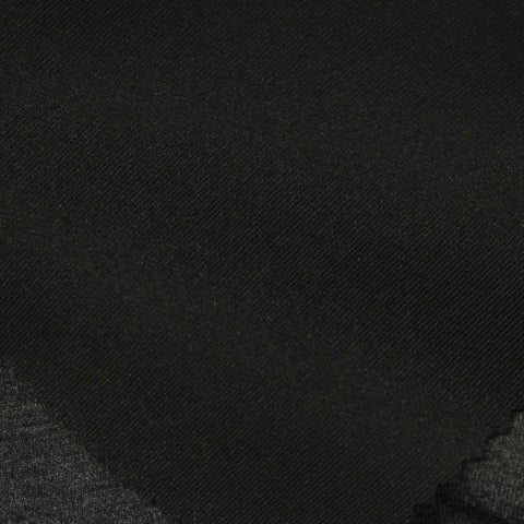 Dark Grey Heathered-Marl Scuba Knit, Poly-Viscose, 290 gsm