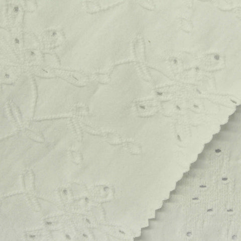 Cream Tone-on-Tone Jacquard, Cotton, 280 gsm