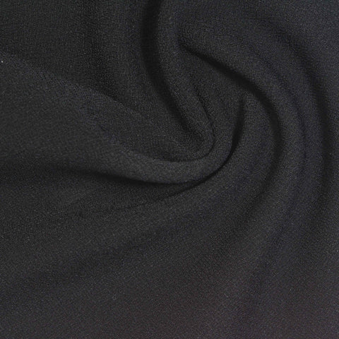Black Linen-Look, Polyester