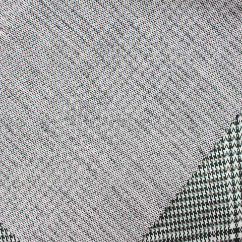 Black Houndstooth Jacquard, Polyester, 279 gsm