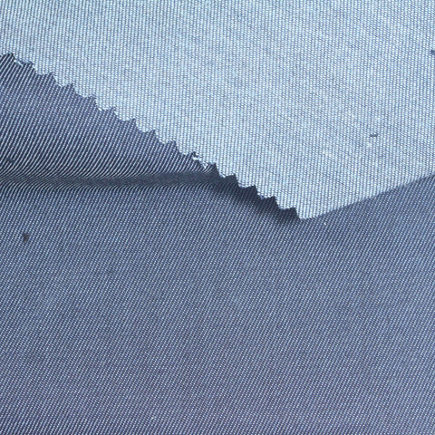 Blue Twill, Tencel Lyocell-Poly