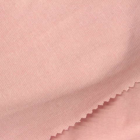 Dusty Pink Rib Knit, Cotton
