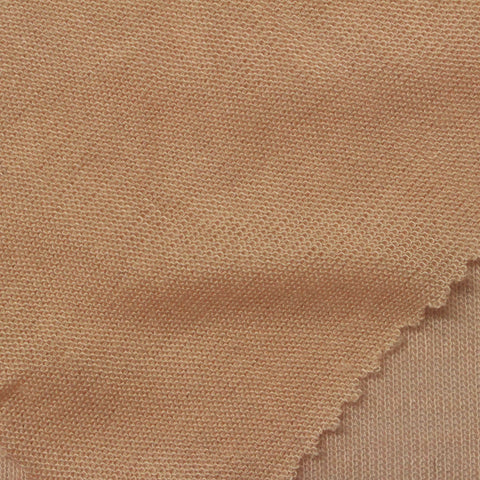 Viscose Stretch Jersey Knit Fabric, 85 gsm, 165 cm — Beige