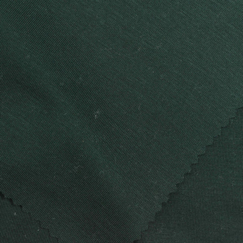 Dark Green Rib Knit, Poly-Tencel Lyocell