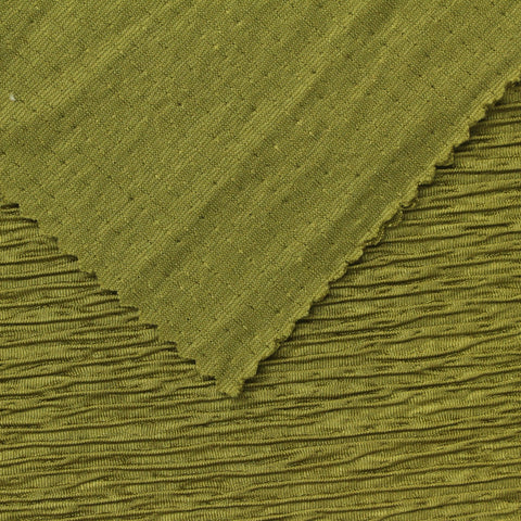 100% Polyester Crepe Fabric, 290 gsm — Green