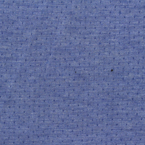 Blue Dot Interlock Knit, Poly-Viscose