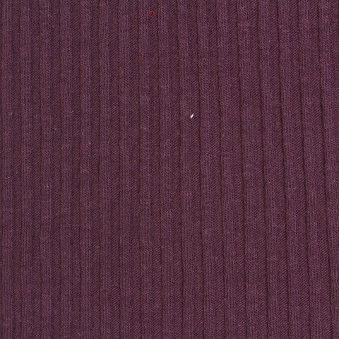 Rib Knit Fabric, 136 gsm, 135 cm — Purple
