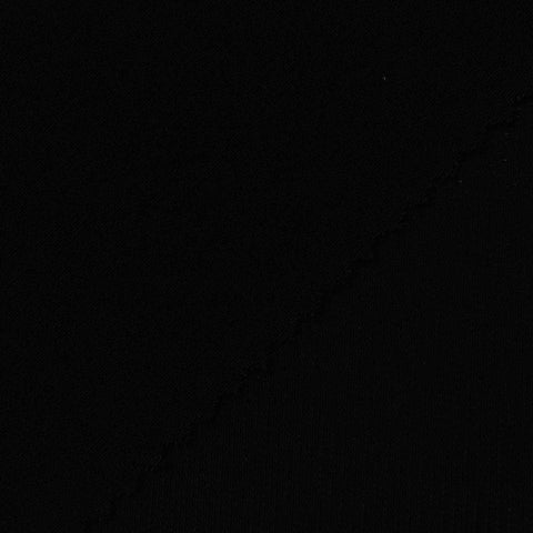 100% Viscose Interlock Knit Fabric, 235 gsm, 170 cm — Black