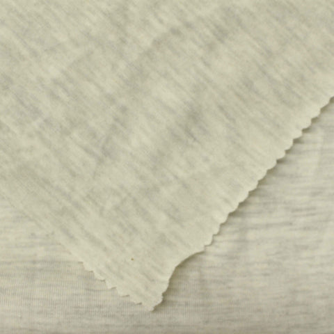 Light Grey Marl Jersey Knit, Poly-Cotton, 130 gsm, 170 cm