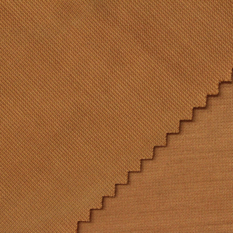 Viscose Nylon Stretch Ponte Knit Fabric, 210 gsm, 153 cm — Brown