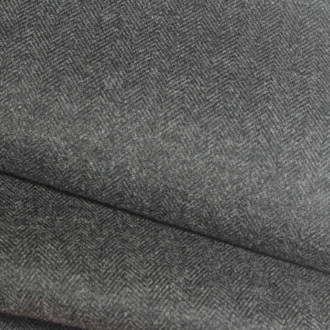 Heather Grey Herringbone Knit, Polyester