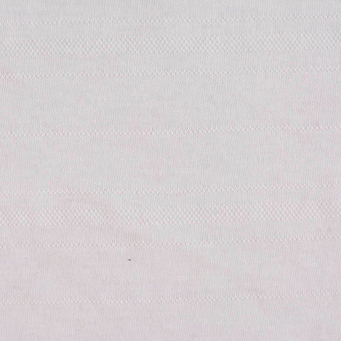 White Horizontal-Stripe Jacquard, Cotton