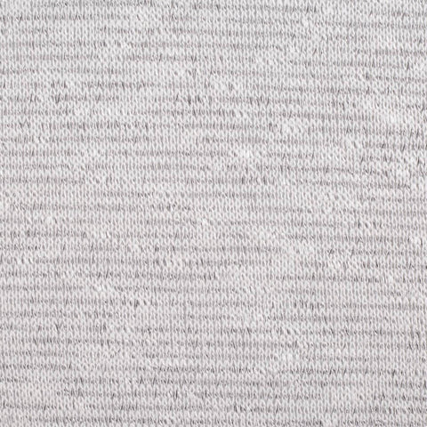 Light Grey Heathered-Marl Chunky Knit, Viscose-Poly, 156 gsm