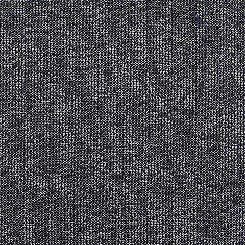 Dark Grey Marl Rib Knit, Cotton-Poly, 210 gsm, 155 cm