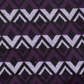 Lavender Chevrons Interlock Knit, Poly-Viscose