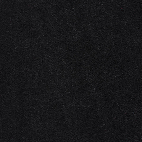Jacquard Brushed Polyester Viscose Knit Fabric, 330 gsm, 150 cm — Black