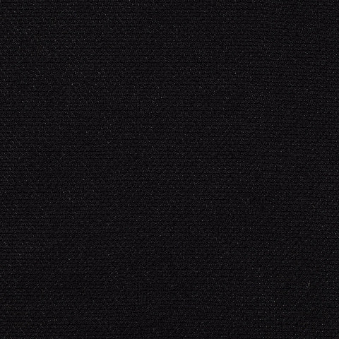 Polyester Stretch Interlock Knit Fabric, 300 gsm, 150 cm — Black