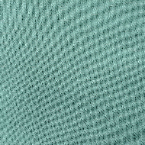 Polyester Cotton French Terry Fabric, 205 gsm, 165 cm — Green