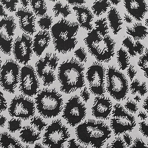 Black Leopard Jacquard, Polyester, 258 gsm