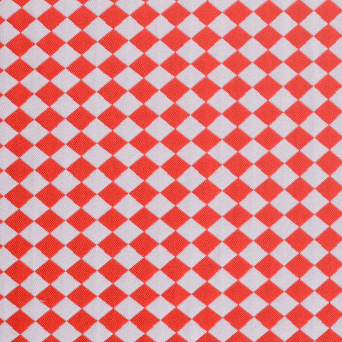 Red Diamond Jacquard, Polyester, 302 gsm