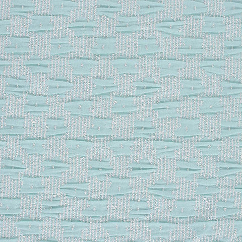 White Grid Jacquard, Polyester, 243 gsm