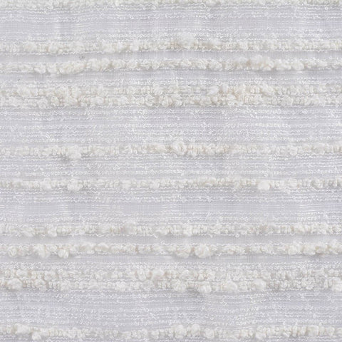 White Horizontal-Stripe Jacquard, Acrylic-Nylon