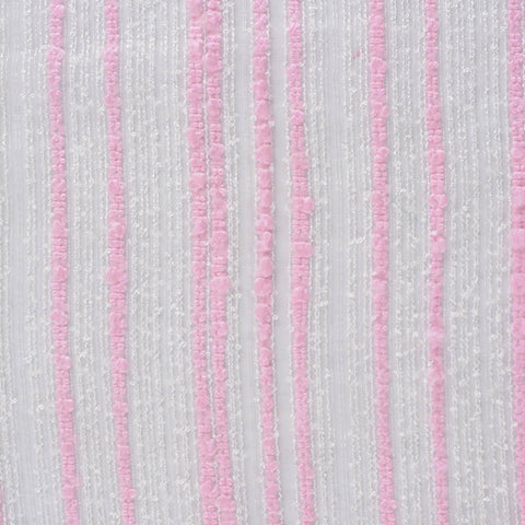 Pink Vertical-Stripe Jacquard, Acrylic-Nylon