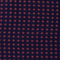 Rust Geometric Jacquard, Poly-Cotton